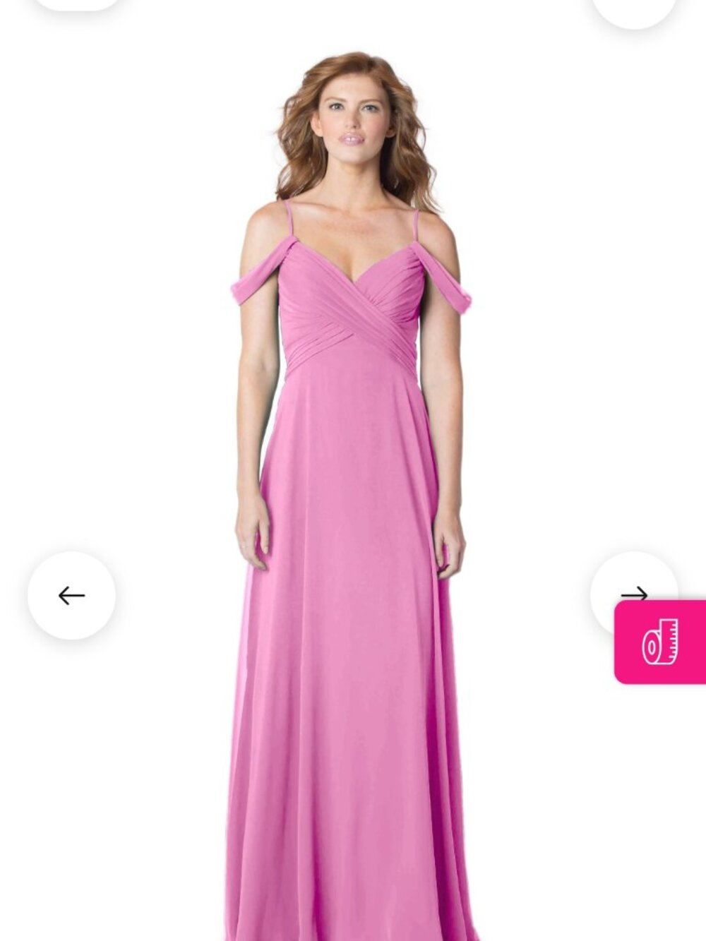 Bari Jay bridesmaid dress chiffon style 1625